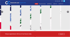 Desktop Screenshot of colavecchiolaw.com
